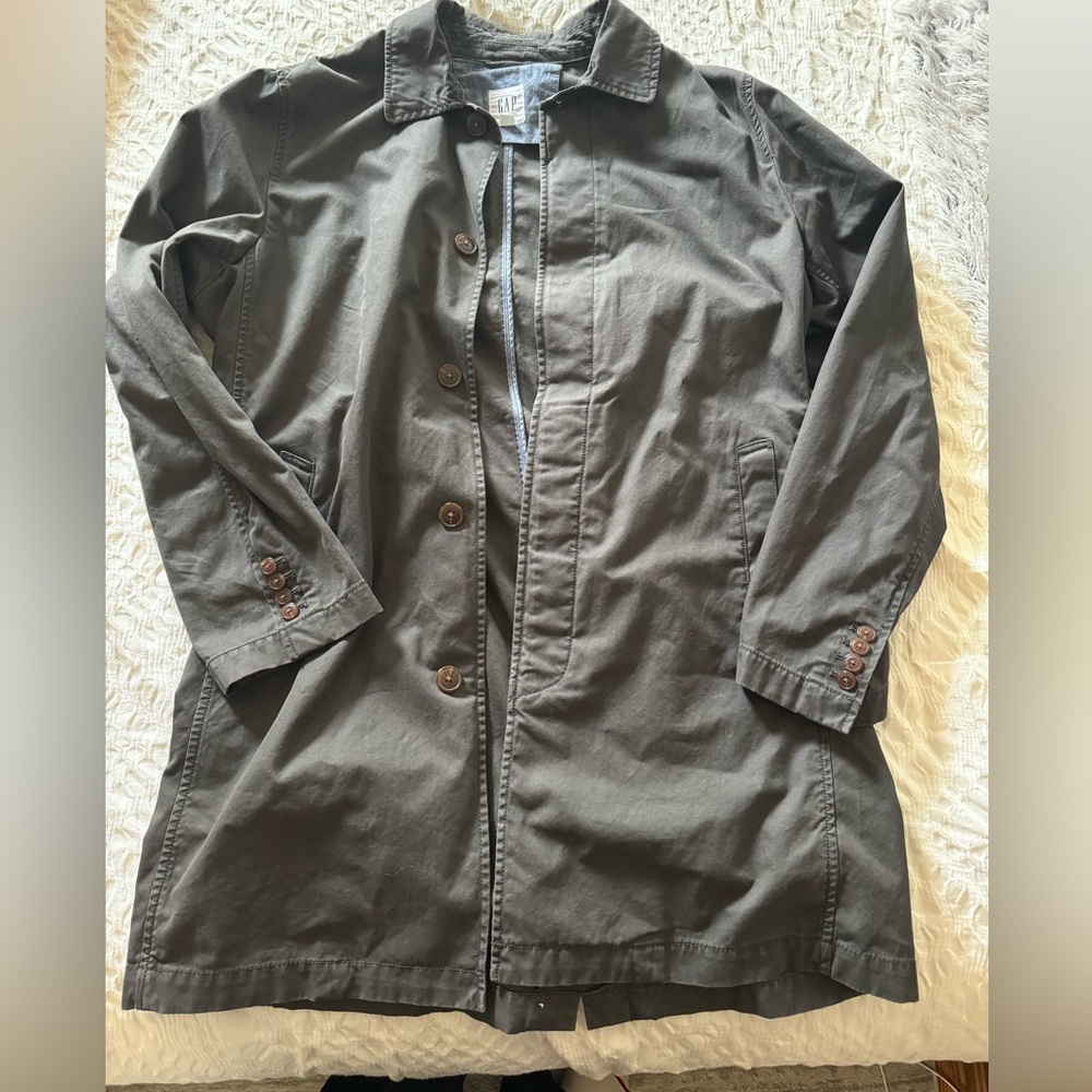 Gap button up peacoat